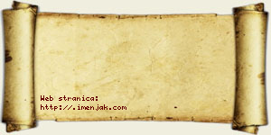 Anđela Masnikosa vizit kartica